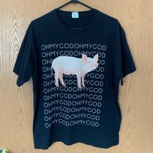 official shane dawson oh my god pig t-shirt